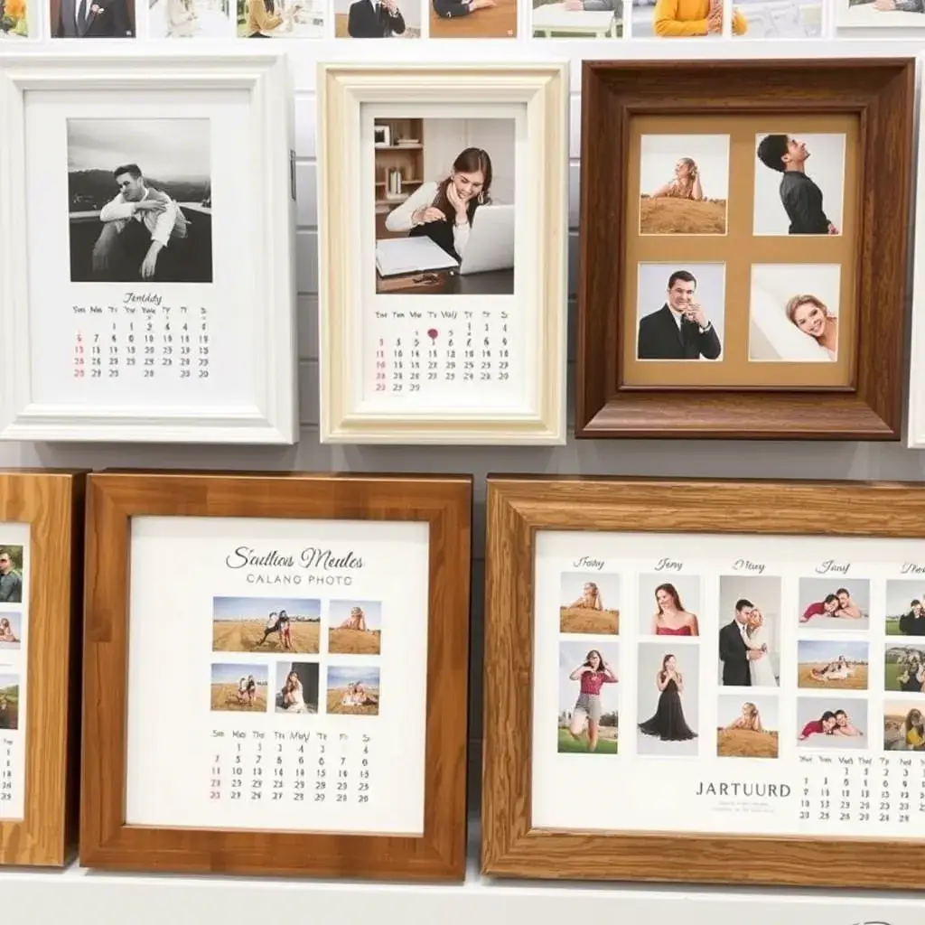 Calendar photo frames