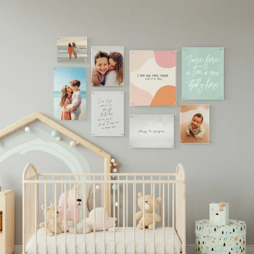 Acrylic Poto Frame Gallery Wall for Personal Expression