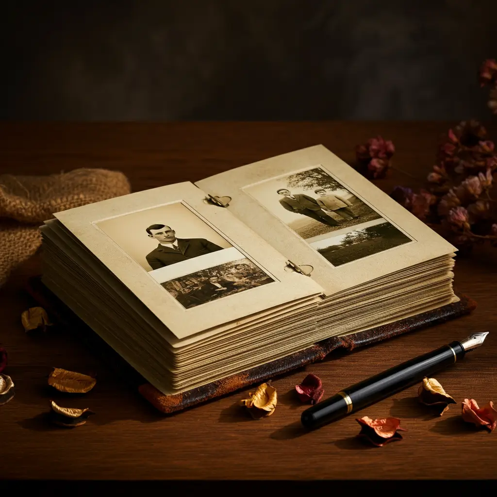 Binding and Finishing Vintage Matted Album