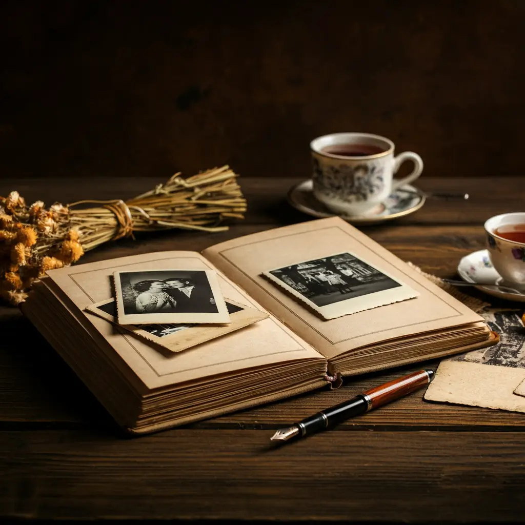 Designing Cohesive Layouts of Vintage Matted Album