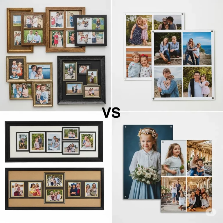 Multi-Photo Collage Frames vs Acrylic Photo Collages