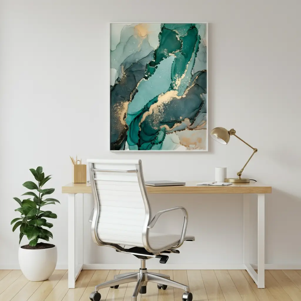 Office Decor Inspiration with Framed Acrylic Prints
